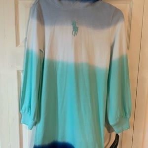 Girls Polo Sweatshirt Dress